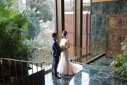 ドレス姿のお客様