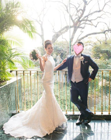 ウェディングドレス姿の茂木様